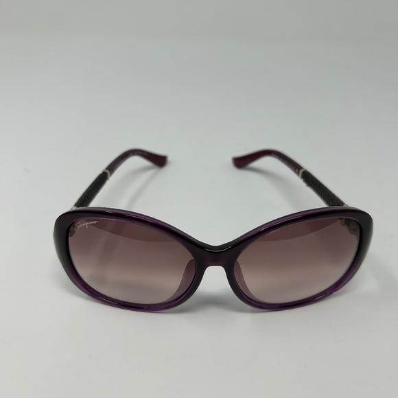 Salvatore Ferragamo SF744SLA Round Purple Sunglasses Designer ~ Luxury ~ Holiday